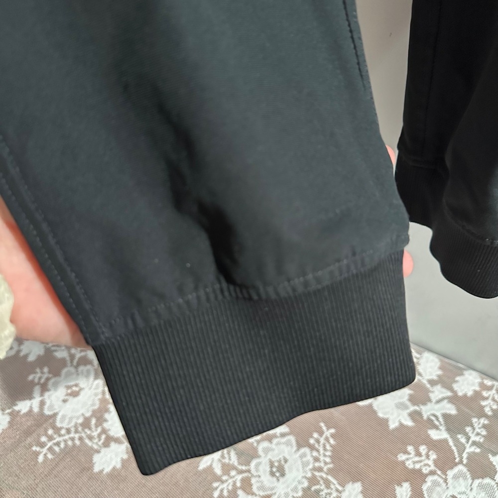 BirdDog Joggers Black Size L Athleisure Pants Zip Pocket Drawstring Waist - Picture 2 of 6